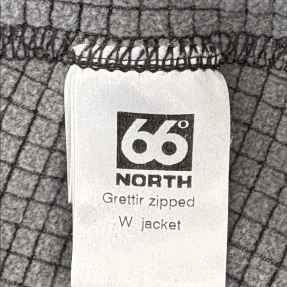 66 North Iceland Grettir Zipped Front Womens Jacket in Grey Quick Dry Size L - Picture 10 of 12